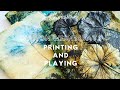 Wax on Wednesdays Printing and Playing!