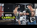 Nico carrillo muay thai pad work  siam boxing  raw rounds