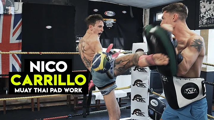 Nico Carrillo Muay Thai Pad Work | Siam Boxing | R...