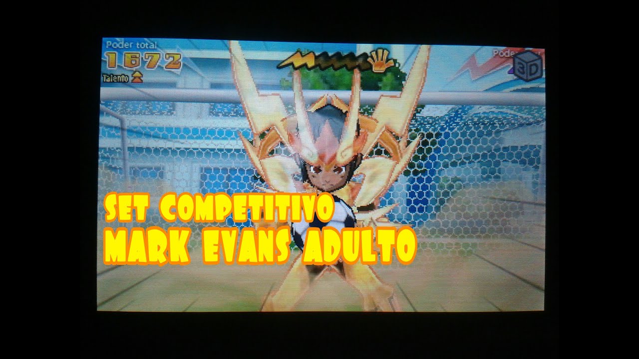 Inazuma Eleven GO CS - Set competitivo para Mark Evans (adulto) - YouTube