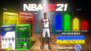 THE BEST SLASHING PLAYMAKER BUILD ON 2K21| 99 CONTACT DUNK| BEST BADGES AND ANIMATIONS!| NBA 2K21