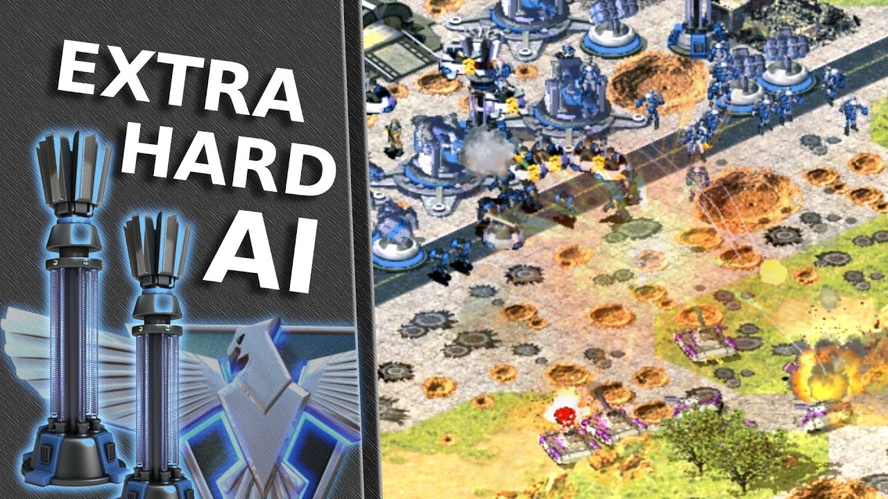 Red Alert 2 | Not Really Extra Hard AI 🥴 | [Too Small Map?] - YouTube