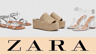 Nuevos Zapatos de Verano de ZARA | Moda 2018 de Calzado Mujer: sandalias,  cuñas y más | Summer Shoes - YouTube