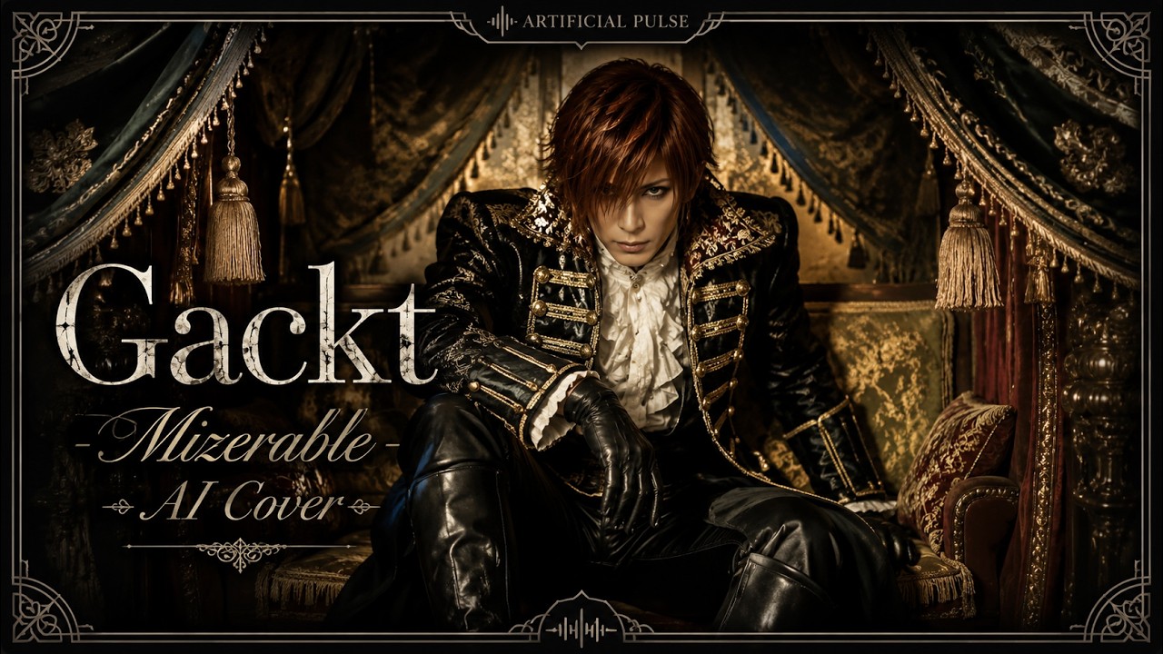 Gackt - Mizerable｜AI Cover｜Cinematic Violin Rock × Emotional