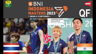2023 BNI Indonesia Masters QF [XD] (โอโม่) พรรคพล - (จ๋อมแจ๋ม) ผไทมาส vs Roy King YAP-Valeree SIOW