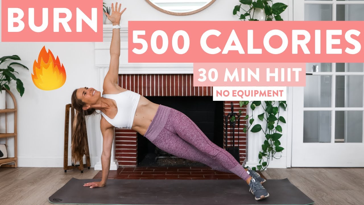 BURN 500 CALORIES with this INTENSE 30 MIN HIIT WORKOUT (no equipment ...
