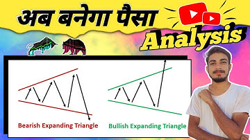 Bullish Expanding Triangle And Bearish Expanding Triangle Technical Analysis in Hindi #mukeshbamnia