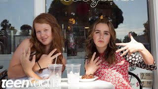 Best Friend Tag with Mad Men's Kiernan Shipka and Tula Goodman - Besties - Teen Vogue