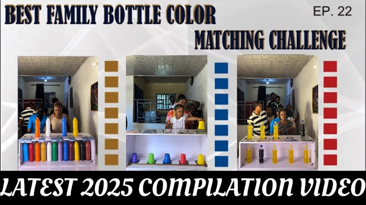 🆕🎯- THE MOST FUNNY, WONDERFUL & INTERESTING BOTTLE COLOR MATCHING CHALLENGE -2025 COMPILATION VIDEO