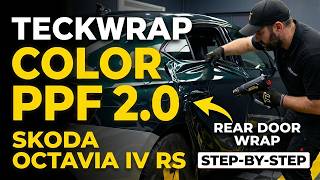 How to Wrap Rear Doors with Color PPF 2.0? Professional Tutorial