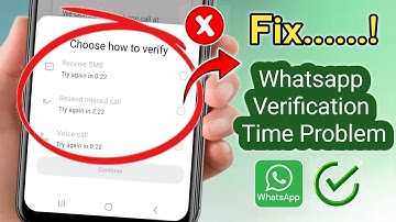 Fix Whatsapp Verification Time problem 2025| How can I bypass WhatsApp verification time?