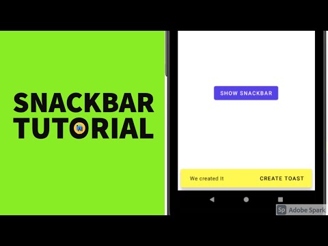 SnackBar tutorial - Android Studio | How to create a SnackBar #Android Studio | CodeSouls