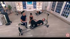 Total Gym FIT w/6 DVD's, Attachments, Training Deck & Wall Chart on QVC