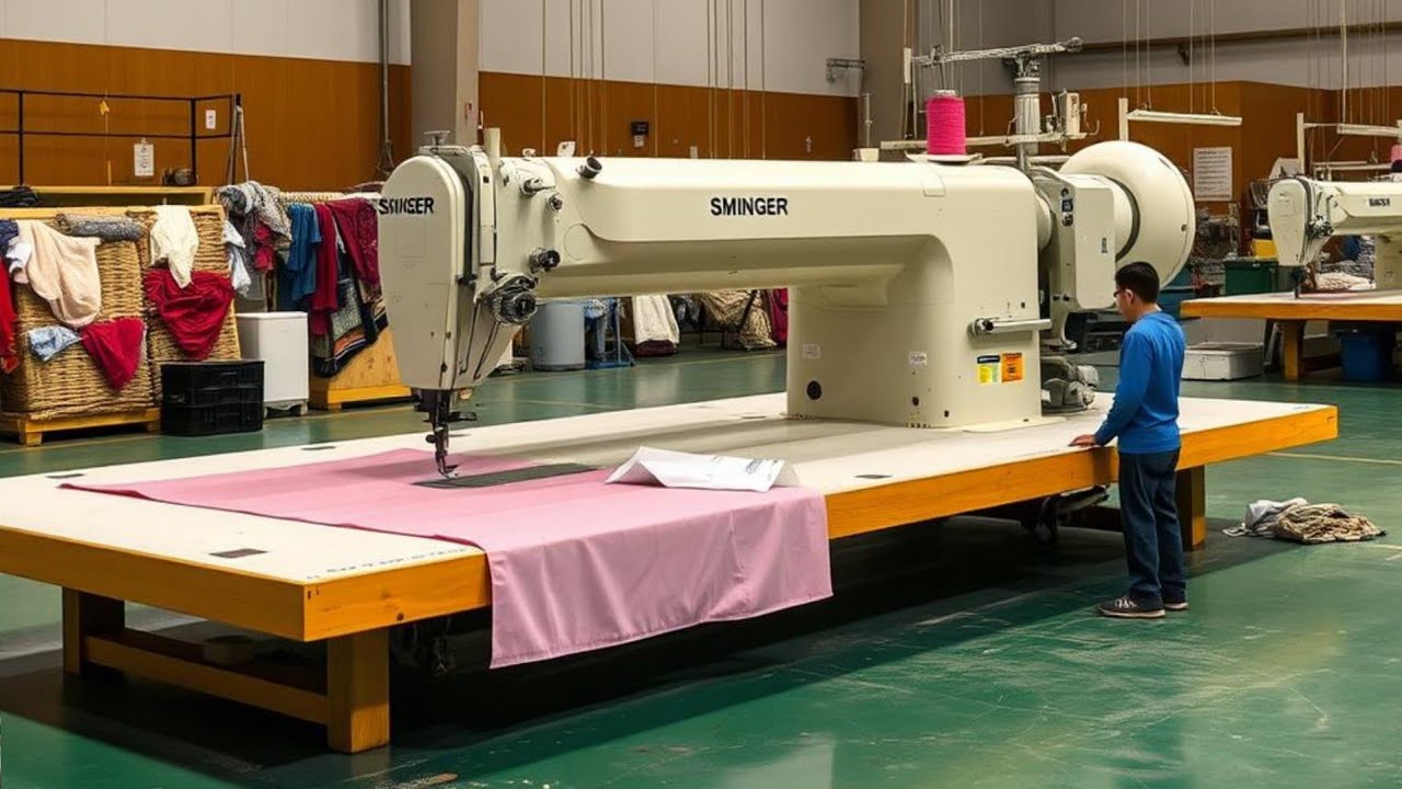 Процесс создания одежды, красивый и тщательный от начала до конца.