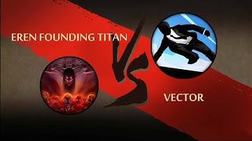 Eren Founding Titan Vs Vector | Shadow Fight 2