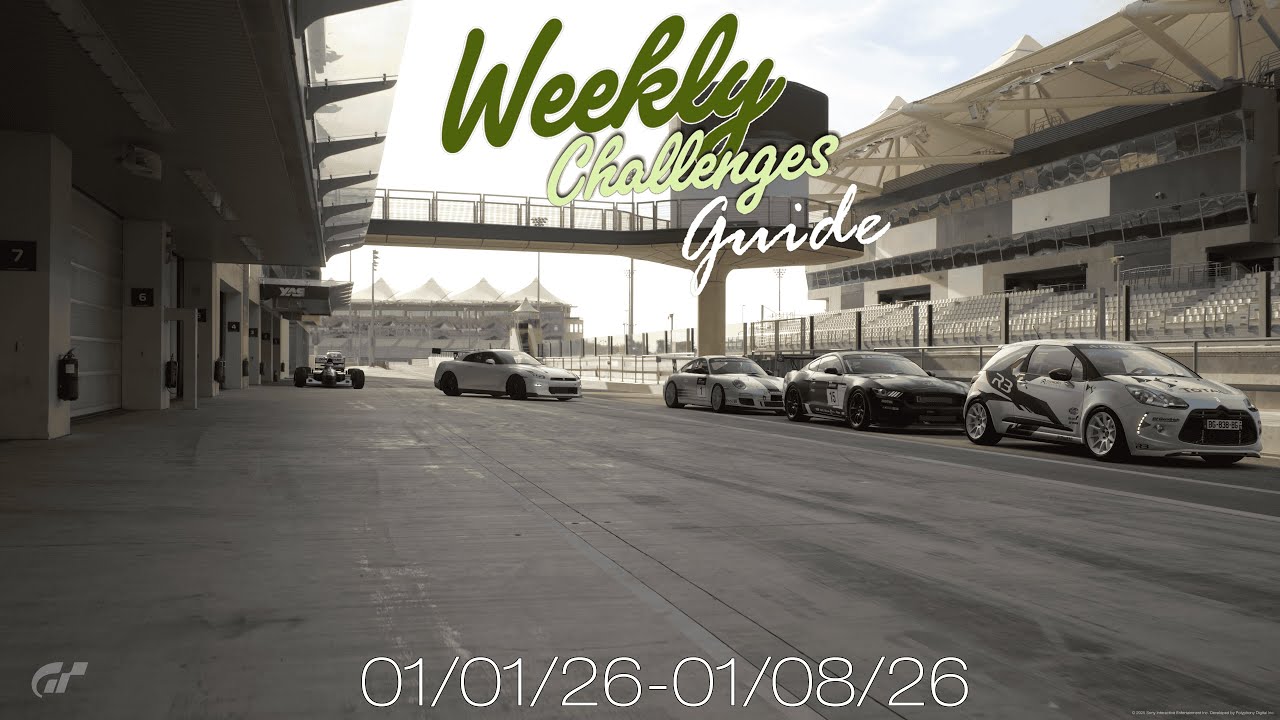 Weekly Challenges Guide (January 1st - January 8th)