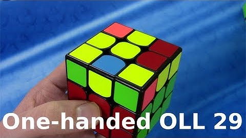 [#29] One-handed full OLL Fingertricks and Tutorial