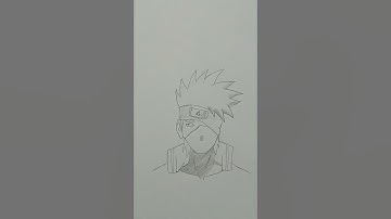 draw kakashi step by step   #shorts #viral #shorts video