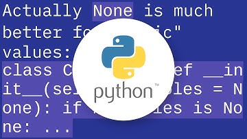 What is a clean "pythonic" way to implement multiple constructors?