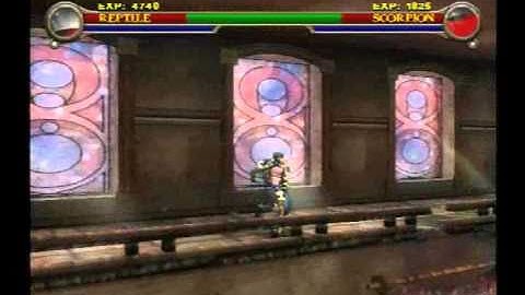 MK: Shaolin Monks - Reptile & Scorpion gameplay (part 5/6)