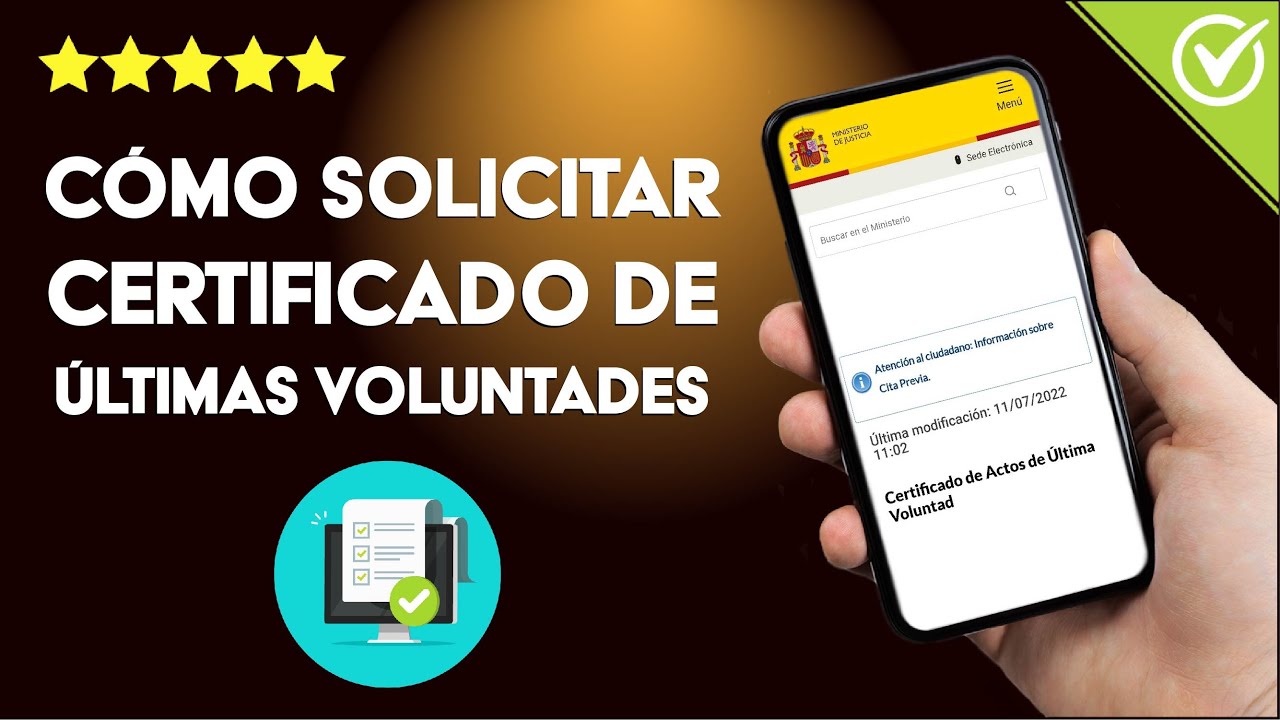 Cómo solicitar CERTIFICADO DE ÚLTIMAS VOLUNTADES - YouTube