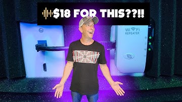 $18 Generic Wifi Extender   Unboxing Setup and Review
