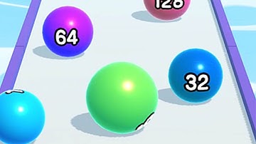 Ball Run 2048 Gameplay All Levels IOS Walkthrough Level 91 to 94
