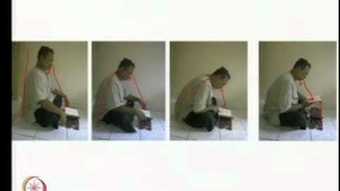 Mod-03 Lec-12 Anthropometry : squatting and cross-legged postures