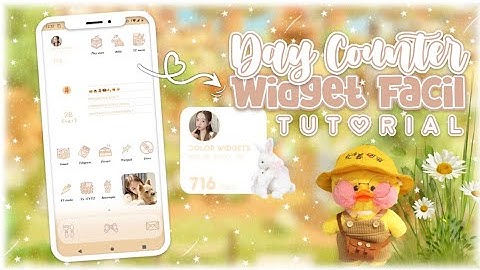 Haz un widget de contador de días full aesthetic 🥞