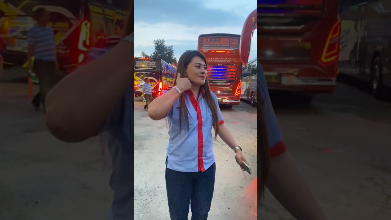 pesona driver cantik seperti artis lina ozora 😍