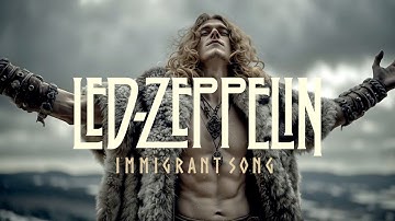 Led Zeppelin - Immigrant Song (Music Video & Remix) 4K