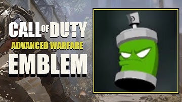 COD AW / Call of Duty Advanced Warfare : Spray Paint Can Emblem Tutorial