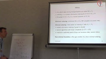 L.Vandenberghe. Chordal graphs and sparse semidefinite optimization. Part I. 25.06.2014