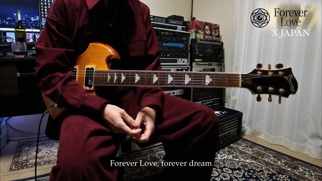 X JAPAN / Forever Love Guitar Solo - LIVE Version 【TAB】