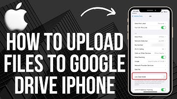How to Upload Files To Google Drive iPhone & Android (2024)