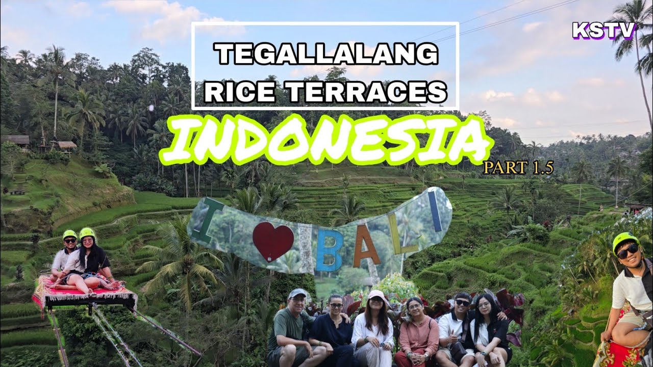 Tegallalang Rice Terraces in Ubud Bali, Indonesia | kensamtv