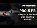 Pro 5 pb  chanfreineuse de tubes compacte et portable