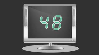 100 Seconds Timer LCD-DIGITAL Computers Screen No 11