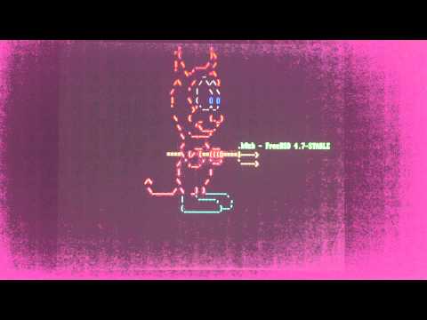 Freebsd 4.7 Ascii screensaver