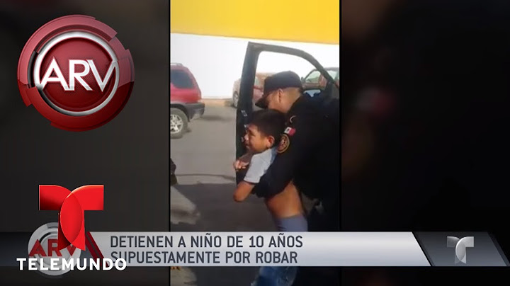 Polémico arresto de niño en México por robo menor | Al Rojo Vivo | Telemundo