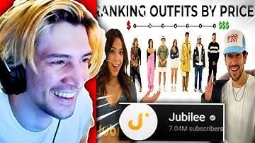 XQC REACTS To "Whose Outfit Is The Most Expensive?" | Assumptions vs Actual by Jubilee