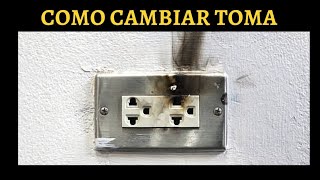 como cambiar un toma #toma by HB electricidad 2,756 views 1 year ago 7 minutes, 32 seconds