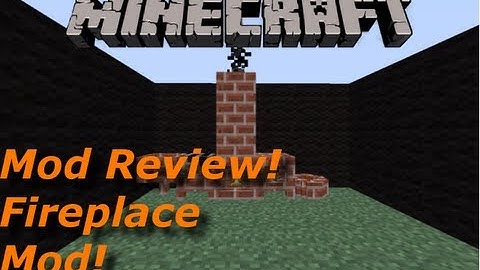 Minecraft: Fireplace Mod Review! Fireplaces, Working Chimneys, Grills And More!
