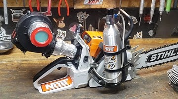 MS461 electric supercharger 2.0...MS461 nitrous cylinder porting done... special announcement!!!