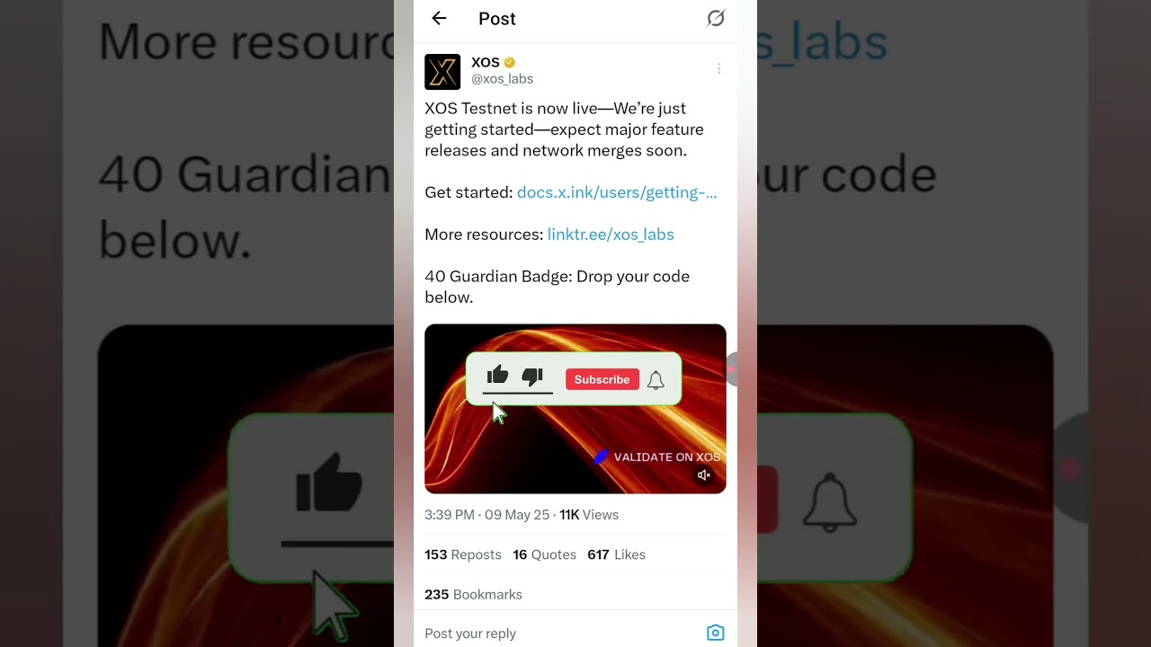 XOS Testnet Live | Get XOS Early Access
