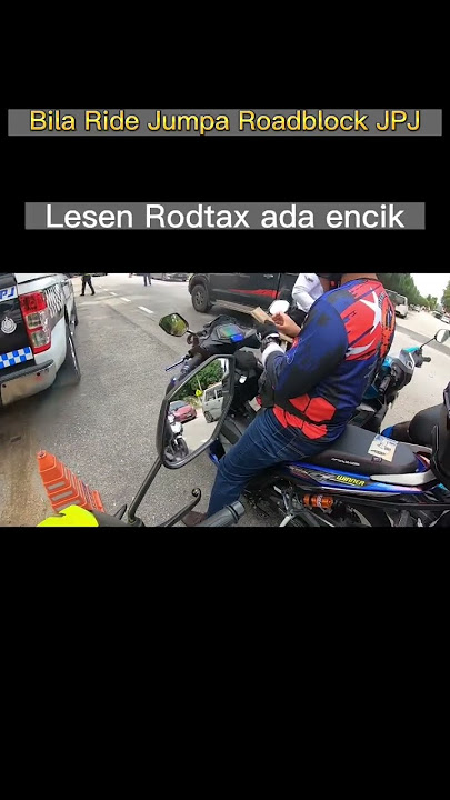 Bila Polis dan JPJ bergabung buat roadblock 😰 #asrychannel #jpj #polis #rsx #y16zr #motovlog