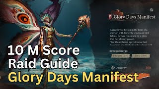 10 M Score Raid Guide - Glory Days Manifest - Reverse 1999
