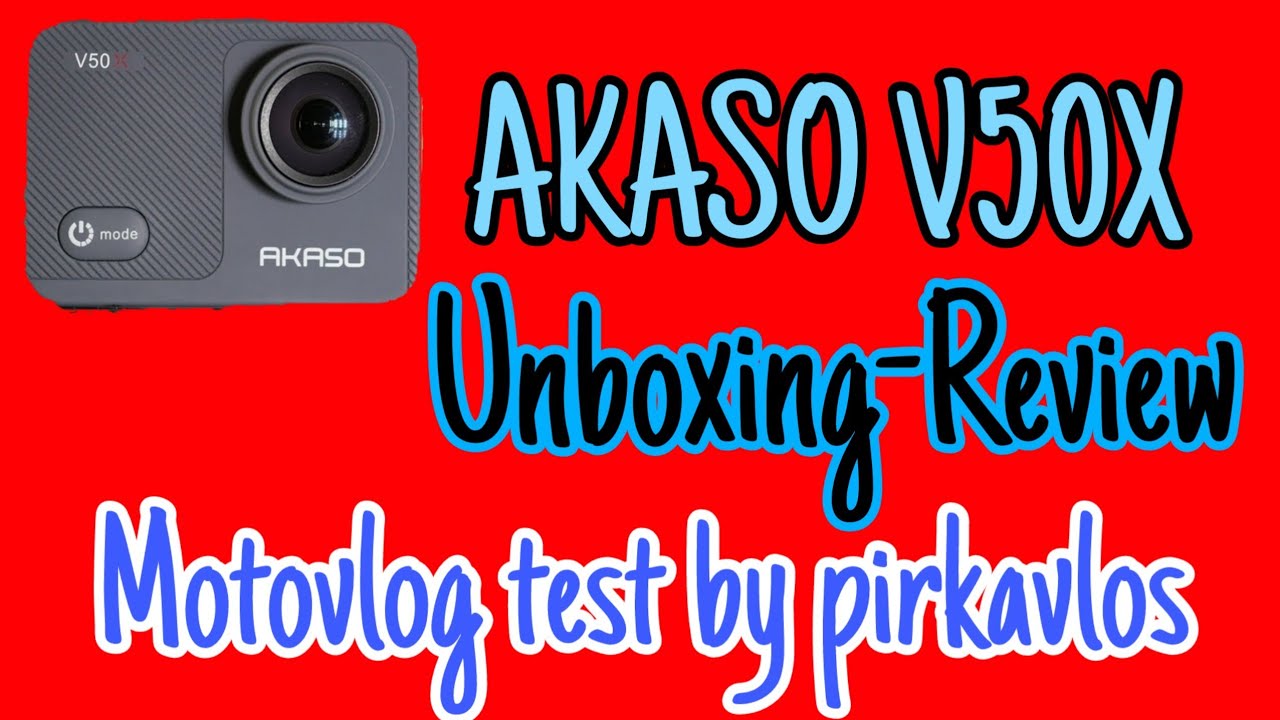 AKASO V50X 4K ACTION CAM - UNBOXING, REVIEW & SAMPLE FOOTAGE #akaso 