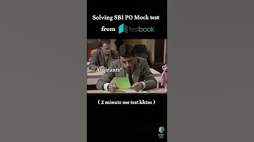 Situation of SBI PO Aspirants 🤣 SBI PO Admit Card 2025 | #sbipo2025 #viral #sbipo #shorts #mocktest