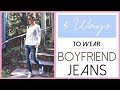 Boyfriend Jeans Styled 5 Ways | Fashion Over 40